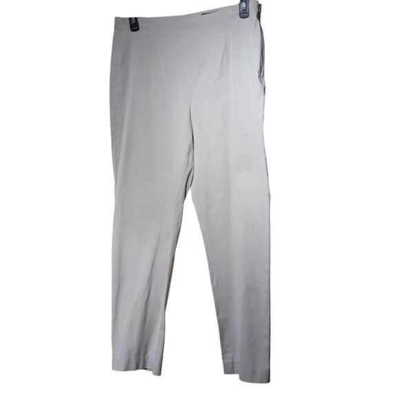 Eddie Bauer Cotton Stretch Flat Front Side Zip Straight Leg Pant Womens' Sz 14 - Picture 10 of 11